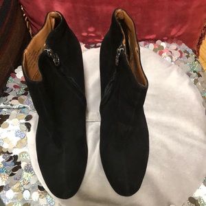 Sam Edelman Black Wedge Ankle Boot